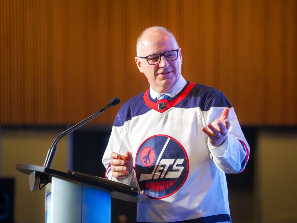 Winnipeg Mayor Scott Gillingham on why this city is great for tourists - Winnipeg Mayor Scott Gillingham at Sports Events Congress at RBC Convention Centre (photo Maddy Reico)