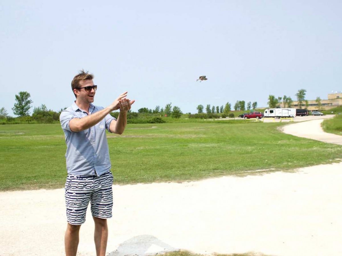 Flock to Oak Hammock Marsh for interactive group tours  - A Bird in the Hand program let's you release a bird during your visit to Oak Hammock Marsh (Karen Allen / Tourism Winnipeg)
