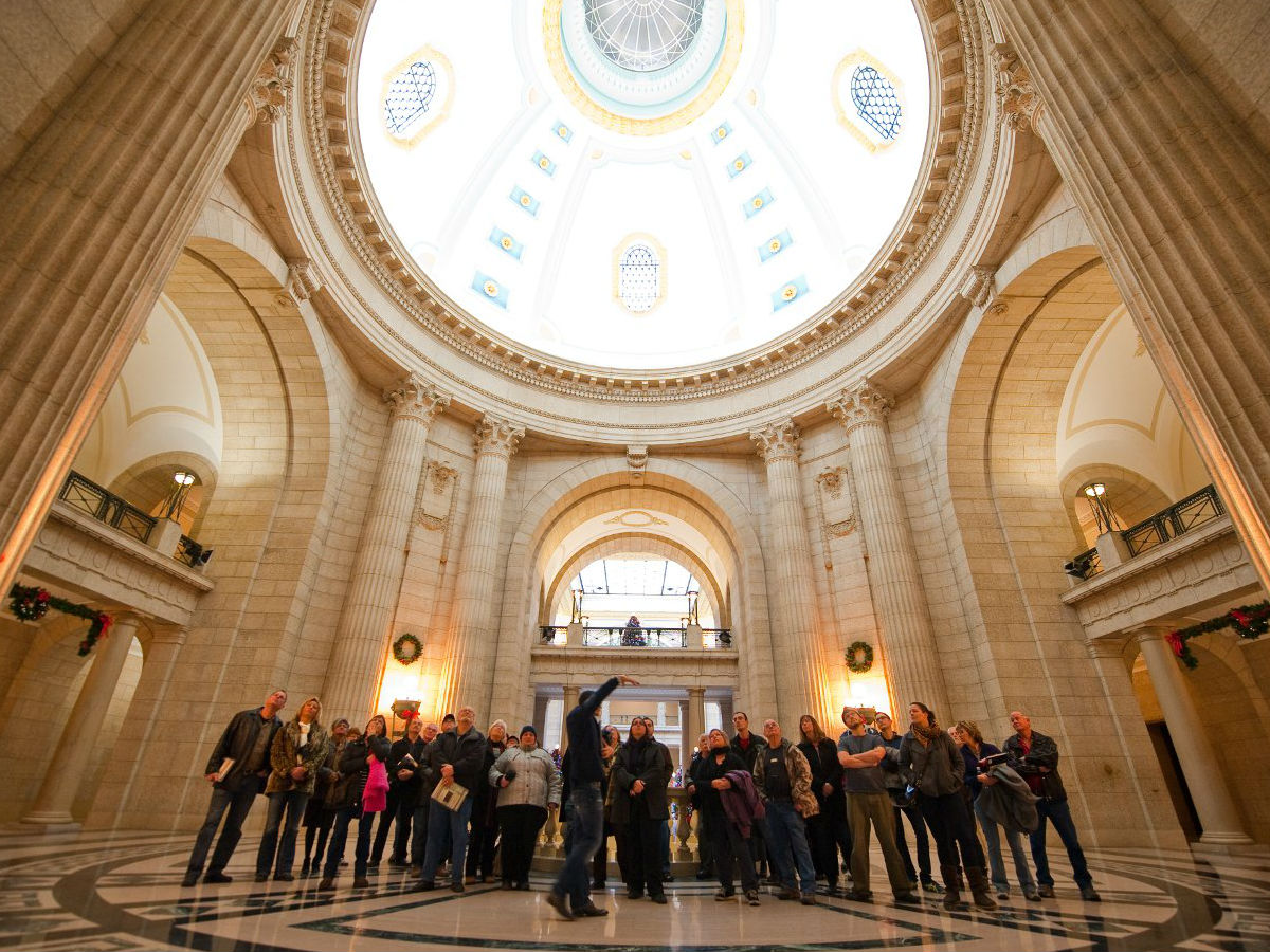 Planning a Winnipeg Tour - Inside a tour of the Legislative Building.