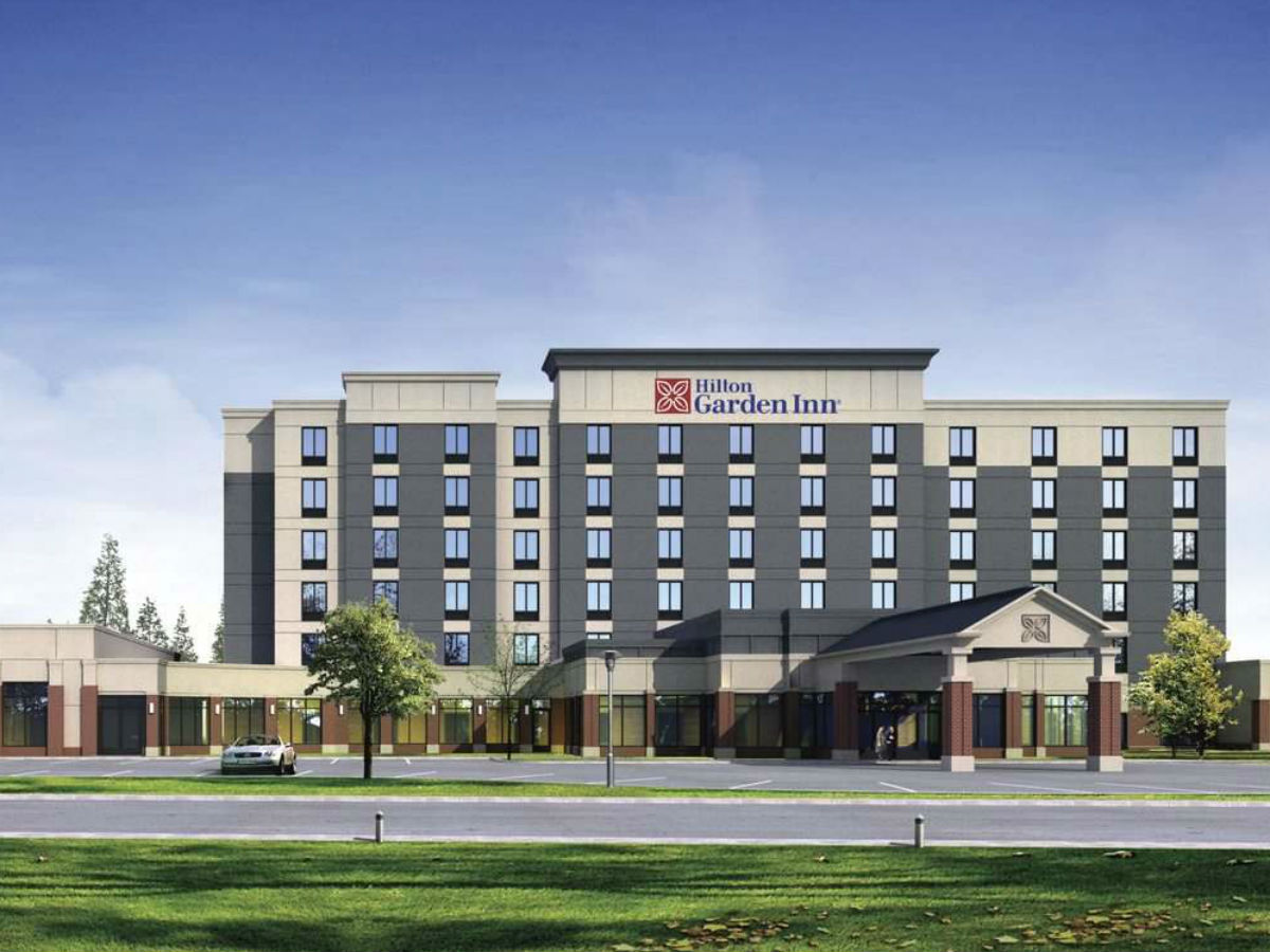 Construction starts on $35-million hotel - A rendering of the Hilton Garden Inn Winnipeg South
