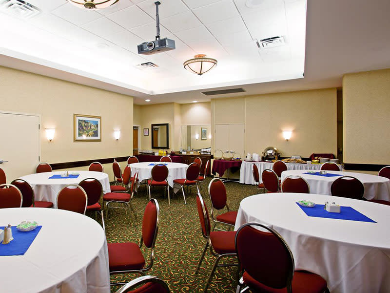 Our Plaza Room, 770 sq. ft. is located off the lobby and accommodates up to 40 people with catering services available.